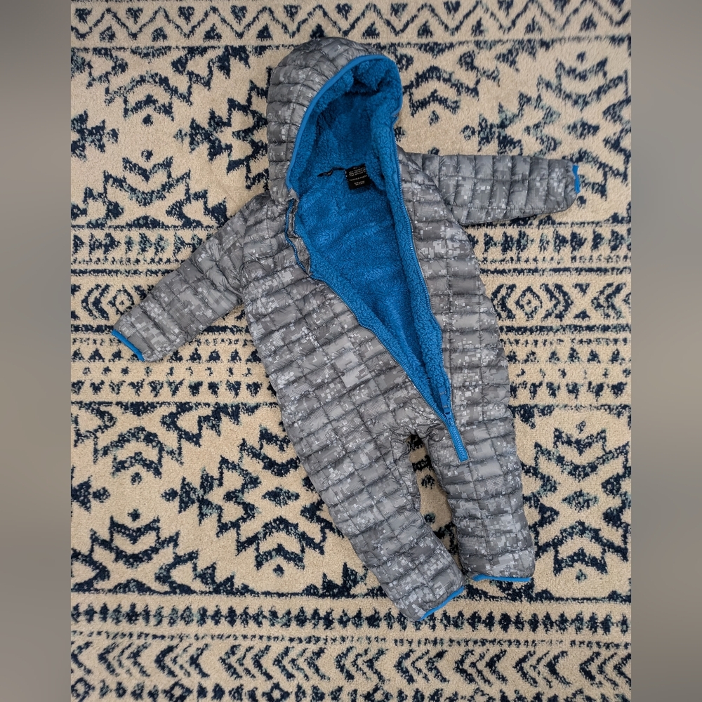 Snozu 24 month gray and blue full body coat